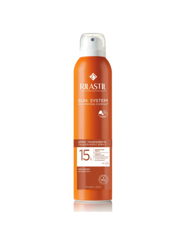 Rilastil Sun System Trasparent Spray SPF15 200 ml