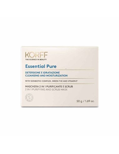 Korff essen maschera purificante scrub 50 ml