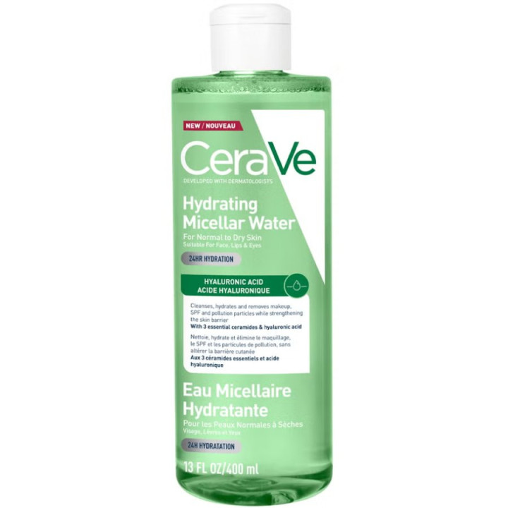 CeraVe Acqua Micellare Idratante Struccante Viso e Occhi 400 ml