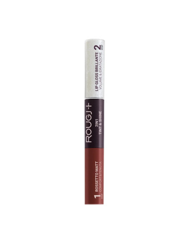 Rougj 2in1 Rossetto&gloss N.02 Nude Brown