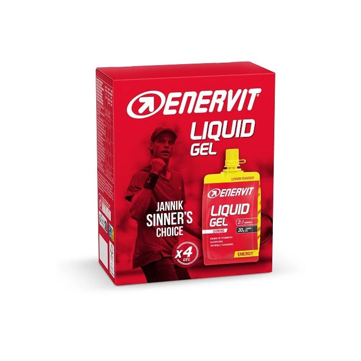 Enervit Sport Liquid Gel Lemon 4 Pezzi Da 60 Ml
