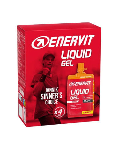 Enervit Sport Liquid Gel Orange 4 Pezzi Da 60 Ml