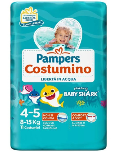 Pampers Costumino Tg 4 11 Pezzi