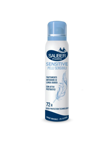 Sauber Deo 72H Sensitive Deodorante Spray 150 ml
