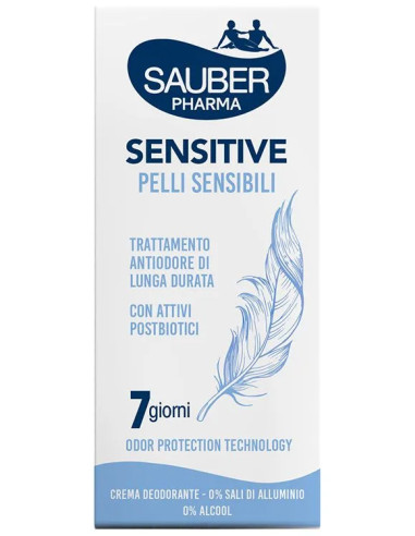 Sauber Sensitive Crema Deodorante 7 Giorni 35 ml