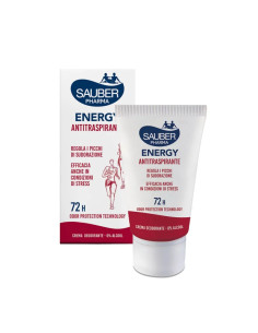 Sauber Deo 72H Energy Crema Deodorante Antitraspirante 35ml