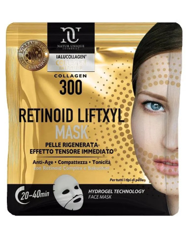 Natur Unique Ialucollagen Intensive 300 Retinoid LiftXyl Maschera Viso Effetto Tensore