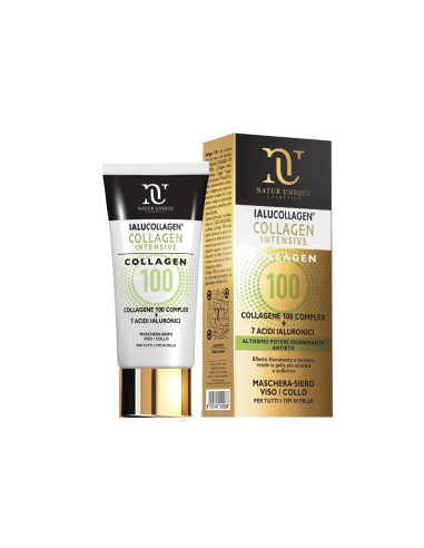 Natur Unique Ialucollagen Collagen Intensive Collagen 100 Maschera Siero Viso e Collo